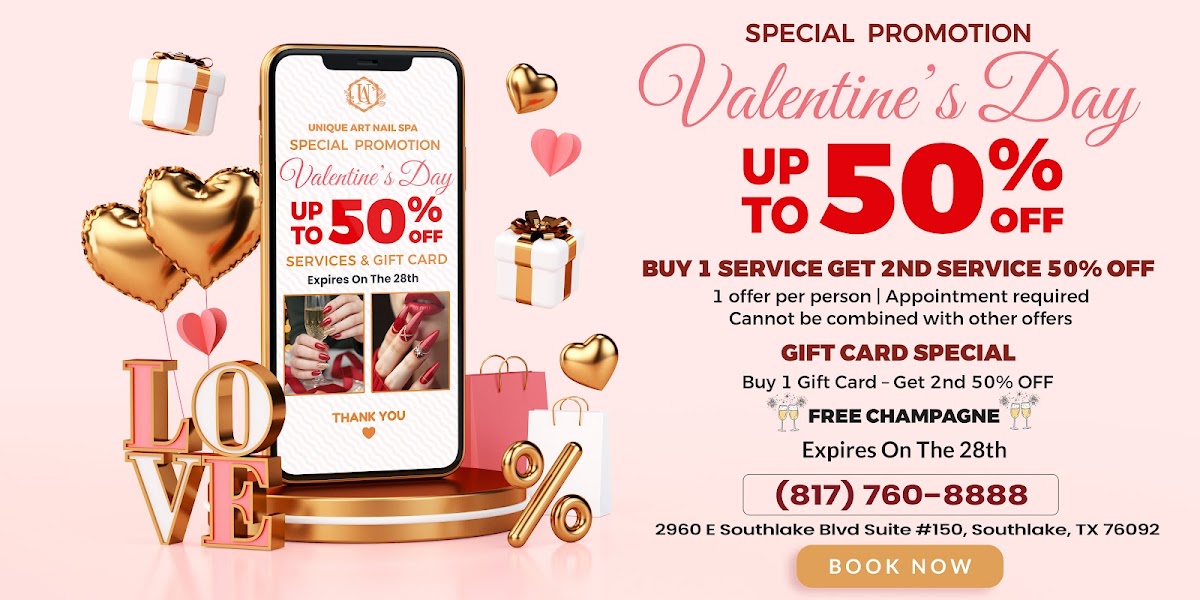 Unique Art Nail Spa Salon – 20% Off First Visit - beauty-spas in Grapevine, TX (Photo 1)
