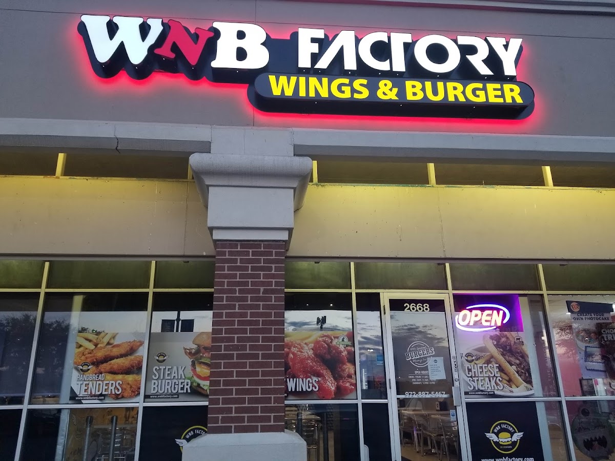 WNB Factory - Wings & Burger - bars in Irving, TX (Photo 1)